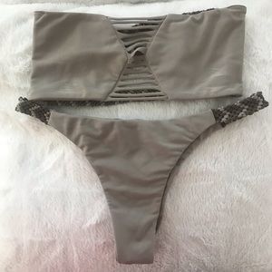 Siempre Golden bikini sz small